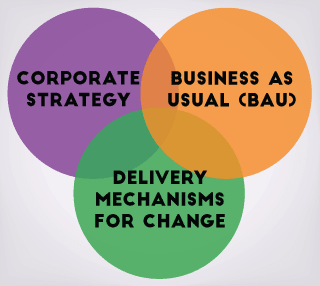 programme management aligns 3 critical business areas